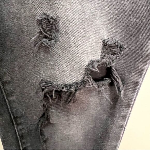 One Teaspoon Grey Black High Waist Freebird Skinny Jeans Size 31 - Picture 12 of 16